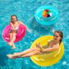 12 Sets Beach Floats, Including 6 Pcs Inflatable Pool Tube for Adults Swimming Rings 6 Pcs 12'' Beach Inflatable Balls for Vacation Beach Decorations Summer Activity Party view 3