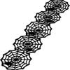 Jack-o-Lantern Mini Pinata Favor Decoration - 7" x 6" (Pack of 1) - Black & Orange Paper Tissue, Perfect for Halloween Parties view 1