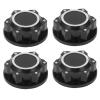 OUKENS RC Wheel Nut, ARRMA 1:5 Kraton 8s RC Car 4pcs RC Wheel Nut Aluminum Alloy Bottom Non-Slip Dustproof Hexagonal Wheel Lock Nut RC Wheel Nut Adapter Three-Colour(Black) view 1