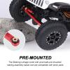 Hobbypark Aluminum Steering Rod Tie Links High-Tightening Linkage for Axial SCX24 Gladiator Bronco C10 JLU Deadbolt B17 1/24 RC Crawler (Red) view 4