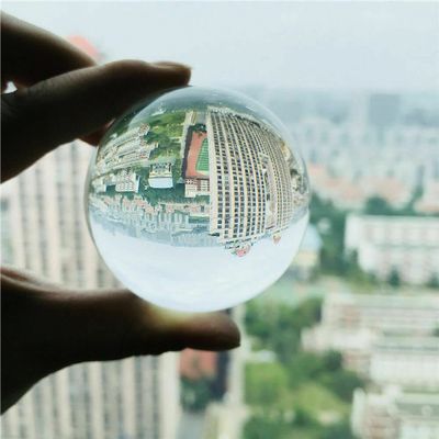 DiscountMagic 60mm Crystal Clear Contact Juggling Ball with Carry Pouch