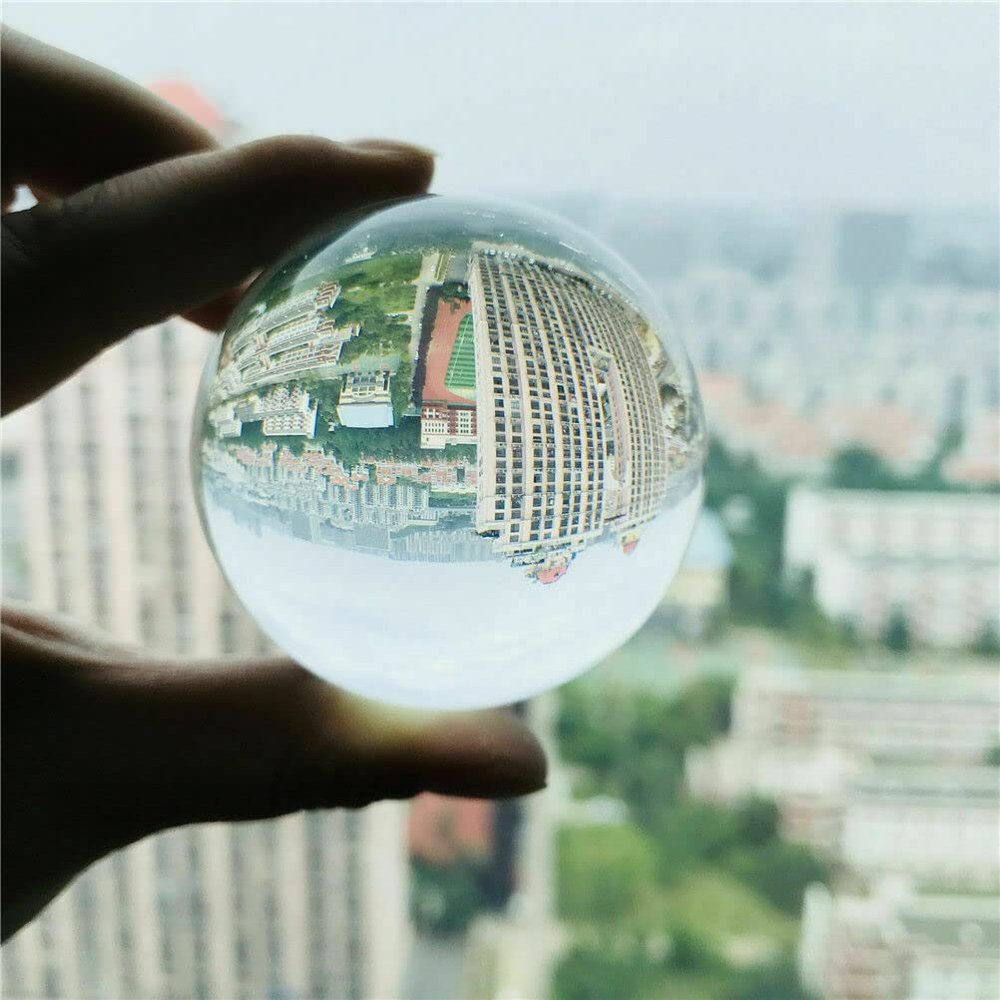 DiscountMagic 60mm Crystal Clear Contact Juggling Ball with Carry Pouch