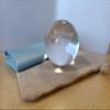 DiscountMagic 80mm Crystal Clear Contact Juggling Ball with Carry Pouch view 1