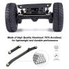 Hobbypark Aluminum Steering Rod Tie Links High-Tightening Linkage for Axial SCX24 Gladiator Bronco C10 JLU Deadbolt B17 1/24 RC Crawler (Black) view 3