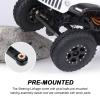 Hobbypark Aluminum Steering Rod Tie Links High-Tightening Linkage for Axial SCX24 Gladiator Bronco C10 JLU Deadbolt B17 1/24 RC Crawler (Black) view 4
