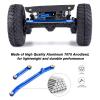 Hobbypark Aluminum Steering Rod Tie Links High-Tightening Linkage for Axial SCX24 Gladiator Bronco C10 JLU Deadbolt B17 1/24 RC Crawler (Blue) view 3