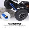 Hobbypark Aluminum Steering Rod Tie Links High-Tightening Linkage for Axial SCX24 Gladiator Bronco C10 JLU Deadbolt B17 1/24 RC Crawler (Blue) view 4