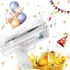 trassi Money Gun(Transparent), Dollar Gun,Make It Rain Money Spray Gun for Birthday Wedding Party, Night Club with 100 PCS view 1