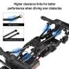 Hobbypark High Clearance Links Set Upgrades for Axial SCX24 C10 AXI00001 Wrangler JLU AXI00002 Bronco AXI00006 1/24 RC Crawler Car (Black) view 4