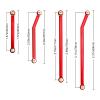 Hobbypark Aluminum High Clearance Links Set Upgrades for Axial SCX24 Gladiator AXI00005 Upgrades 1/24 RC Crawler Car (Red) view 2