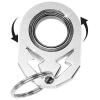 YIPUKIYI Keychain Spinner Fidget Keychain Fidget Ring Metal Key Chain Spinner Fidget Spinner Keychain Toy for Man Women and Kids (Silver) view 1