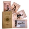 Jayiaine 78 Tarot Cards with Instruction, Waterproof, Anti-Wrinkle, Waite Tarot Deck with Exquisite for Birthday Holiday Family Party Play Card Game,Gold view 4