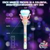 IPIDIPI TOYS Spinning Light Up Magic Wands for Kids - Pack of 2 - Pretend Play Fairy Magic Wand - Christmas Stocking Stuffers Light Up Toys, Party Favors, Goodie Bag for Girls view 2