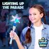 IPIDIPI TOYS Snowflake Wand - Spinning Light Up Magic Wand for Kids, Princess Fairy - Christmas Stocking Stuffers Light Up Toys, Goodie Bag Stuffers - Ideal Birthday Party Favors for Girls, Pack of 2 view 4