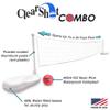 DUNNRITE Clear Shot 2-in-1 Full Court Pool Basketball & Volleyball Game Set view 3