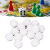 Alomejor 12 Sided Dice, 30pcs Educational Dice Cubes Polyhedral Dice Kit for Entertainment 2.2cm White view 2