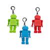 Fun Express Robot Articulated Fidget Toy Backpack Clips, 6 Pieces view 1