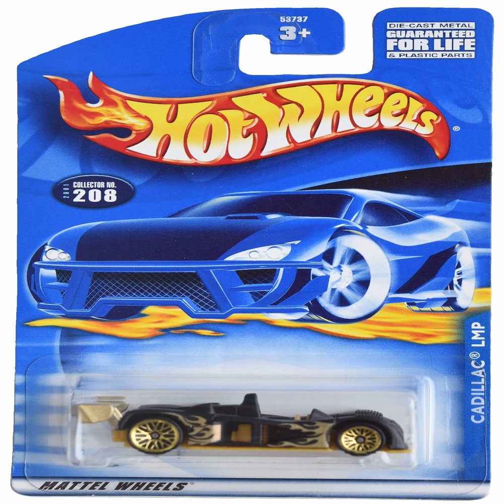 Hot Wheels Cadillac LMP, 1:64 Scaled #208 [Black/Gold]