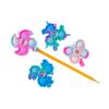 Fun Express Lotsa Pops Spinner Fidget Rubber Pencil Toppers - Classroom Prizes,Goodie Bag Stuffers,Birthday Gifts - Adults Birthday Party Favors - Valentine's Day Party Favors - 12 Pieces view 1