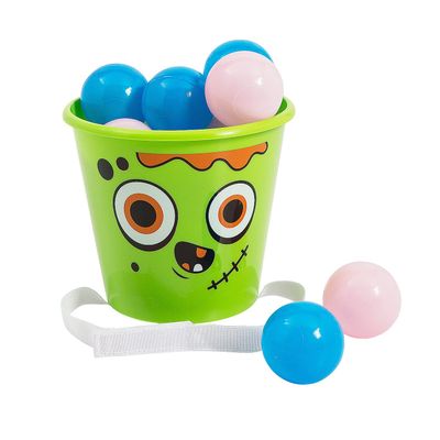 Zombie Bucket Toss Game, 14 Pieces