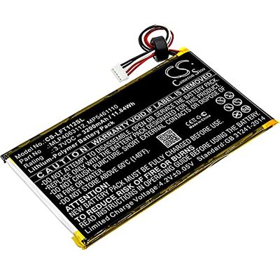 BCXY Battery Replacement for Leapfrog Platinum 7" LeapPad 31565 XDi Ultra LeapPad Platinum Kids Learning MP5461110 MLP4063112 800-10067