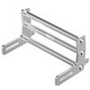 COOWOO Aluminum Alloy RC Front Bumper for 1/10 SCX10 or TRX-4 Crawler Cars Silver view 1