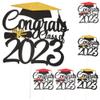 Operitacx 6pcs Graduation Cake Decoration Picks Cupcake Toppers for Party Reusable Food-grade Inserts for Desserts Celebrations view 1