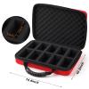 1200-2200 Card Game Case for Cards Against Humanity Game,Playing Trading Travel Card Storage Holder for Pokemon Cards, Sports Card and Baseball Cards,Fit All Other Card Games Expansions (Red) view 4
