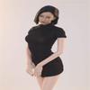 Fremego 1/6 Scale Female Clothes,Female Side Slit Cheongsam Dress Costume Clothing for 12inch PH TBL JO Action Figure Body (Black) view 1