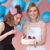 MonMon & Craft Happy 19th Birthday Cake Topper/Cheers to 19 Years/Girls 19th Birthday Party Decor Supplies - Silver & Pink Glitter (19th) view 4