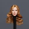 1/6 Scale Female Head Sculpt,European Sweet Girl Suntan Skin Head Carved for 12inch Female PH TBL JO Female Action Figure Body (C) view 1