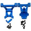 Parts Compatible with Traxxas 1/16 E-REVO Mini Slash Front Rear Body Post Mount Rc Car Hops Up Aluminum Alloy Upgrades 71076-3 70054-1 2Pcs(Blue) view 1