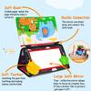 Basytodio Baby Mirror Tummy Time Toys 0-6 Months with Crinkle Cloth Books Infant High Contrast Newborn Sensory Black and White Toy for 0-3 4 5 6 Months Must Haves Babies 3-6 6-12 Month Boy Girl view 3