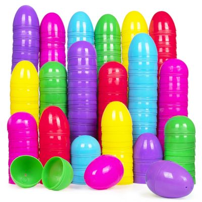 Giraffe 2100Pk Plastic Easter Eggs Empty, Easter Egg Bulk Assortment for Easter Basket Stuffers for Boys & Girls, Plastic Easter Eggs Fillable with Candy Treat, Eggs for Easter Egg Hunt & Easter Decor