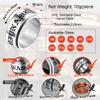 FaithHeart Personalized Custom Fidget Ring for Anxiety Customized Letter Initial Jewelry for Wife Girlfriend Size 7 view 4