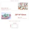 MEIMAI Hot Mini Mahjong Tiles 20MM, Classic Small Chinese Mahjong Game Set 4 Player Table Game, 144Pcs Mahjong Set with Iron Travel Case, Complete Set Gift/Birthday,Pink view 4