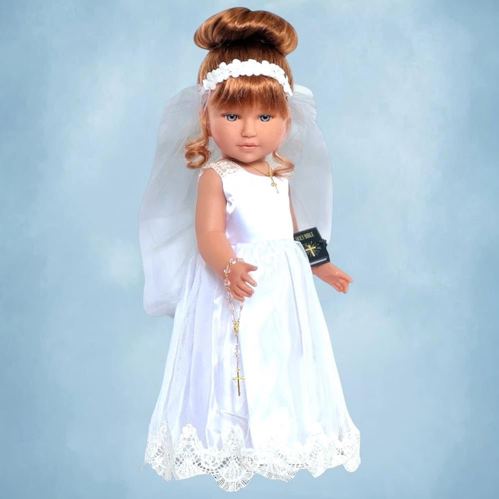 Communion Gown for 18 Inch Kennedy and Friends Dolls and All Other 18 Inch Girl Dolls-18 Inch Doll Clothes