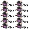 Miuzei MG90S 9G Micro Servo Motor Metal Geared Motor Kit for RC Car Robot Helicopter, Mini Servos for Arduino Project (10) view 1