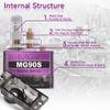 Miuzei MG90S 9G Micro Servo Motor Metal Geared Motor Kit for RC Car Robot Helicopter, Mini Servos for Arduino Project (10) view 3