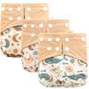 Baby Cloth Diapers - 3pcs/Set Reusable Washable Baby Cloth Diapers, Adjustable Washable Reusable for Baby, One Size (Style 4) view 1