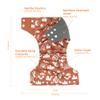 Baby Cloth Diapers - 3pcs/Set Reusable Washable Baby Cloth Diapers, Adjustable Washable Reusable for Baby, One Size (Style 4) view 2