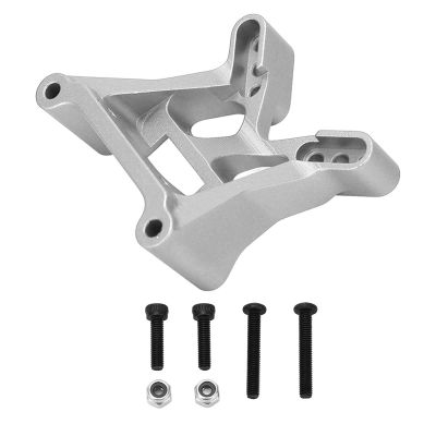 Aluminium Alloy RC Front Rear Shock Tower,1/10 RC Shock Mount for RC Cars (Silver)