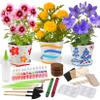 Paint & Plant Childrens Gardening Kit for Girls Boys Toys Garden Flower Gardening Gift for Kids Flower Pots Seeds Art Craft Grow Garden Planting Set for Kids Age 4 5 6 7 8 9 10 11 12 13 14 Years Old view 1