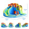 SunSports Inflatable Water Slide - Bounce House,Bouncy Castle for Kids Outdoor, Inflatable Water Park with Slide for Backyard Party, Jump House for Wet and Dry view 2