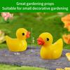 100 Pcs Mini Resin Ducks Bulk Tiny Ducks Set for Potted Miniature Decoration Garden Dollhouse Cake Decoration DIY Slime Kit Craft Charms Party Toys view 4