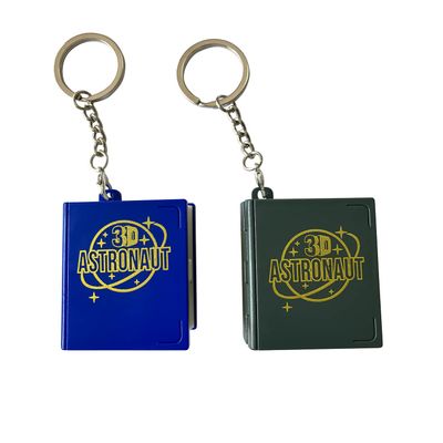 Davidamy's gift 3D Pop-up Book Mini Astronauts Toys Cute Keychain for Kids Backpack, 3D Astronauts Scene for Girls Gift for Party Birthday etc. -Pack of 2PCS