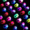 CCINEE 28Pcs Light Up Rings Flashing Colorful LED Rubber Bumpy Jelly Rings Glow in Dark Finger Toys for Party Supplies Prizes Novelty Gifts Party Bag Filler view 2