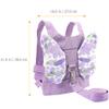 Baby Girl Walking Harness Leash Toddler Harness Wrist Leash Backpack 3 in 1 360 Rotating Spiral Bracelet for Age 2-4 view 3