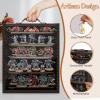 Cathyeen Miniature Display Case Display Cases for Collectibles Miniatures Storage Case Display Shelves Shelf for Collectibles for Mini Action Figures Valuable Collectibles or Crystal Stone (Black) view 2