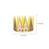 4Pcs Gold King Crown for Kids, Royal Jeweled Costume Crowns, Adjustable Birthday Party Hat, Halloween Cosplay Prop for Kings & Queens view 3